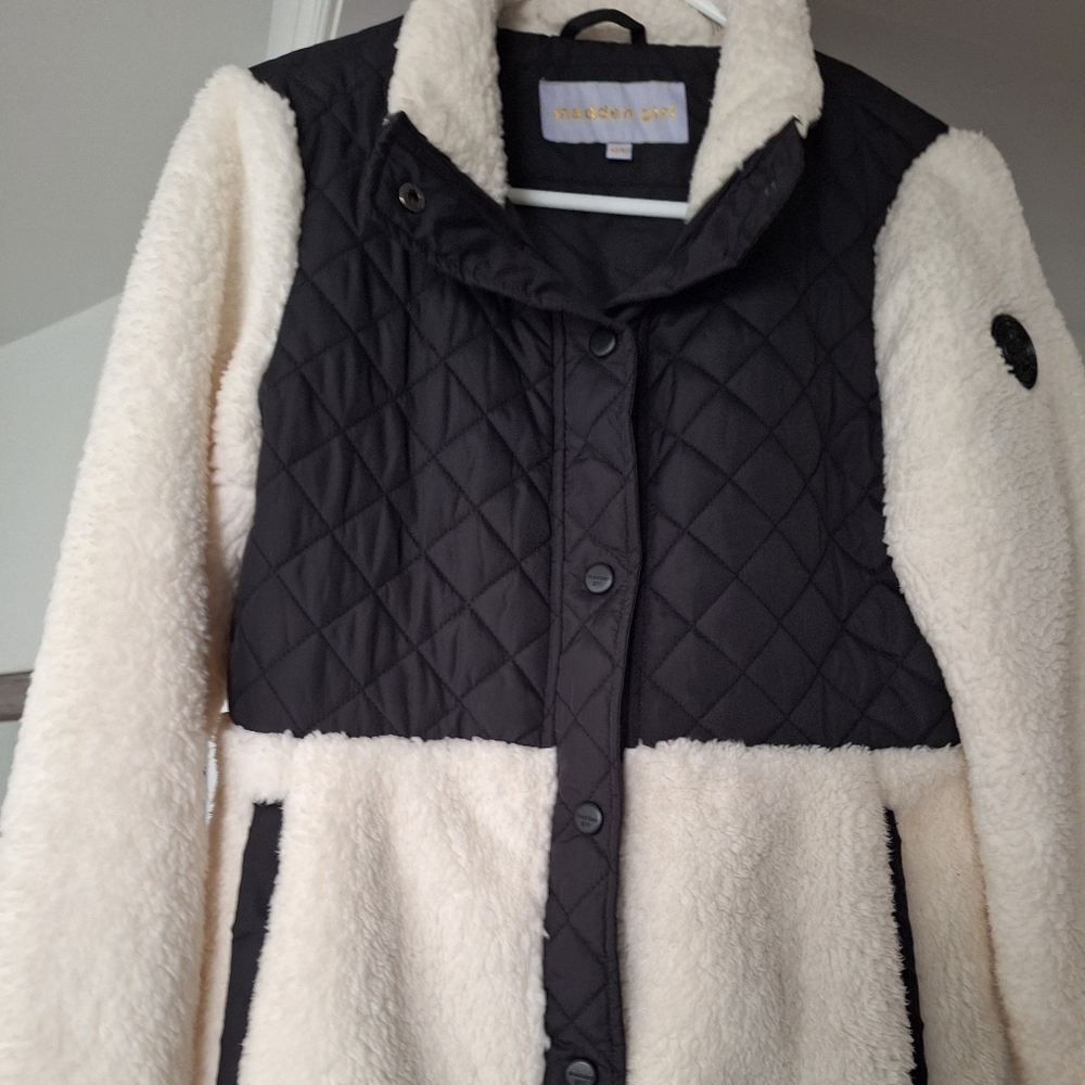 MADDEN GIRL QUILTED FUR JACKET